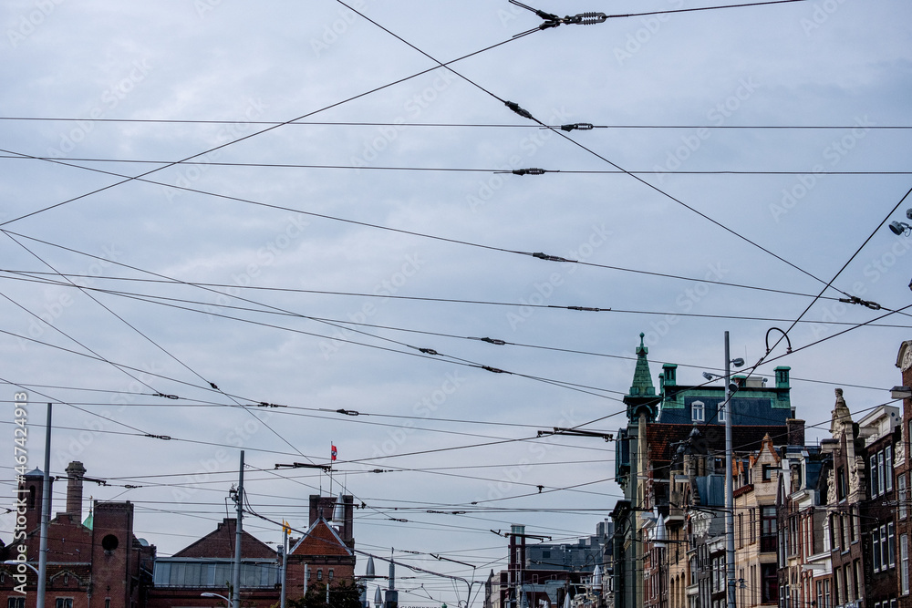 Stromleitungen in Amsterdam