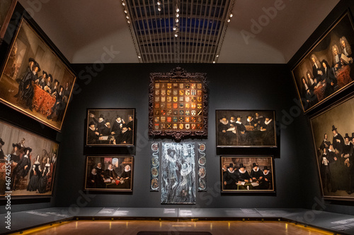 In einem Museum für alte Kunst in Amsterdam