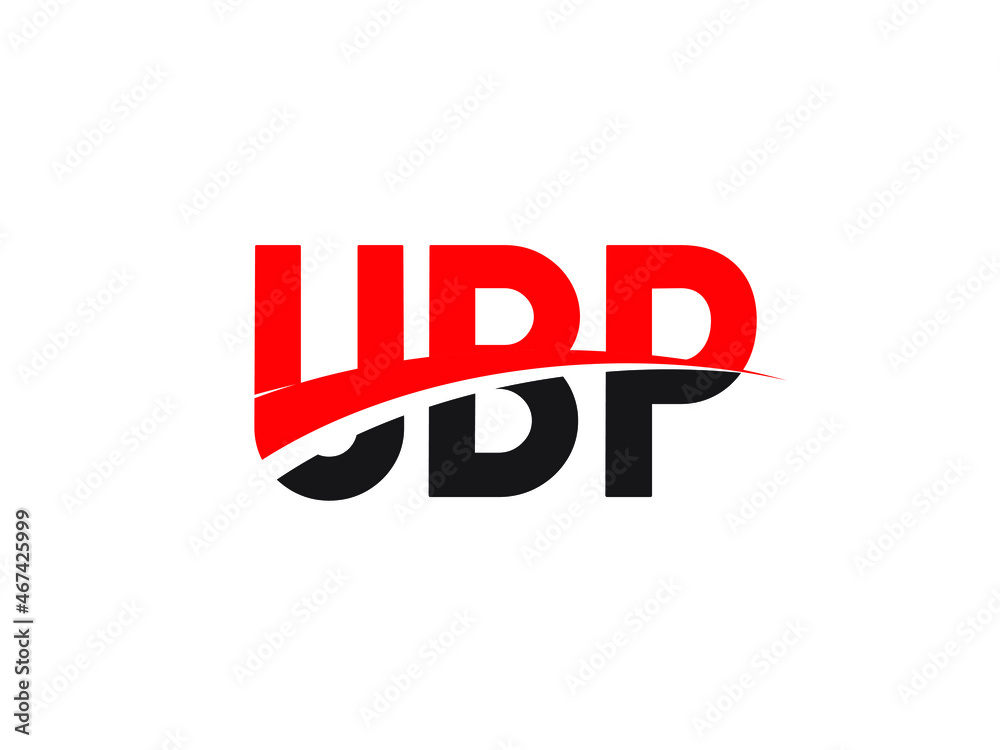 UBP Letter Initial Logo Design Vector Illustration UBP Letter Initial Logo Design Vector Illustration