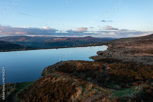Wild Horses at Keepers Pond in Blaenavon, Brecon Beacons, South Wales