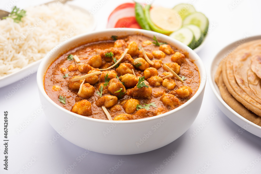 Choley, Chana curry or chickpea masala Choley, Chana curry or chickpea masala