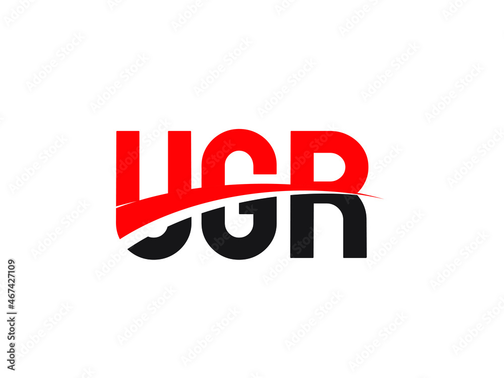 UGR Letter Initial Logo Design Vector Illustration UGR Letter Initial Logo Design Vector Illustration