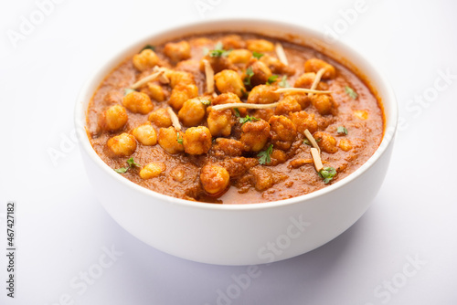 Choley, Chana curry or chickpea masala