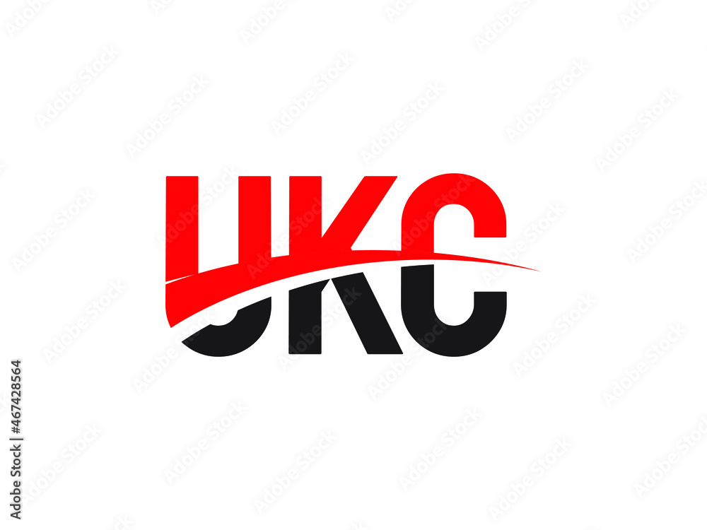 UKC Letter Initial Logo Design Vector Illustration UKC Letter Initial Logo Design Vector Illustration