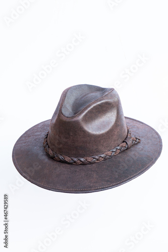 Sombrero de cuero