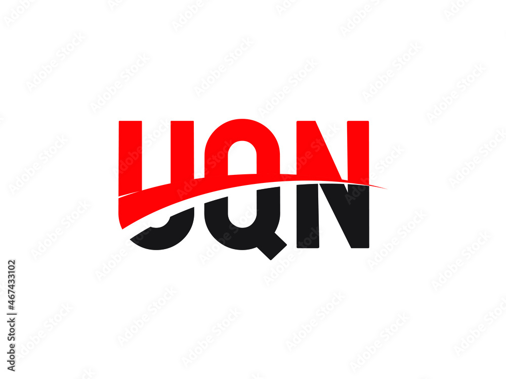 UQN Letter Initial Logo Design Vector Illustration UQN Letter Initial Logo Design Vector Illustration