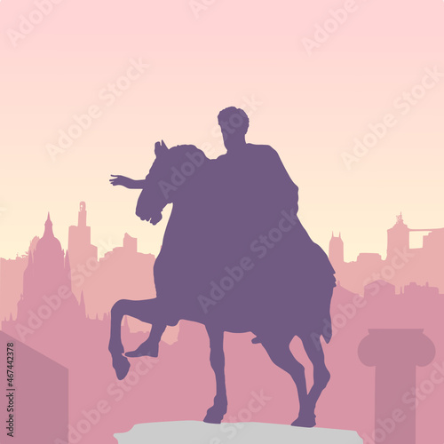 Equestrian Statue of Marco Aurelio (Rome) photo