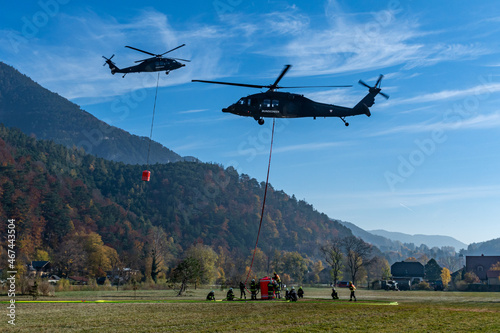 Two Austrian Armed Forces S-70 