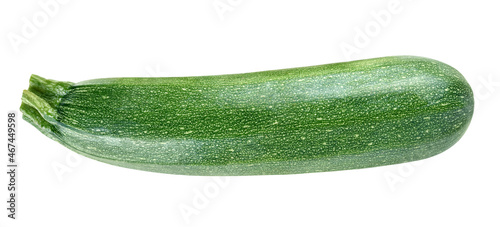 zucchini isolated on white background photo