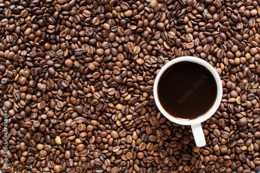 cup of aromatic coffee on a white background and scattered coffee grains. good morning . kind of sveru. flat lay. place for text. coffee time.
cup of aromatic coffee on a white background and scattered coffee grains. good morning . kind of sveru. flat lay. place for text. coffee time.
