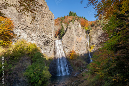 Tableau sur toile France, Ardèche (07), la cascade du Ray-Pic.