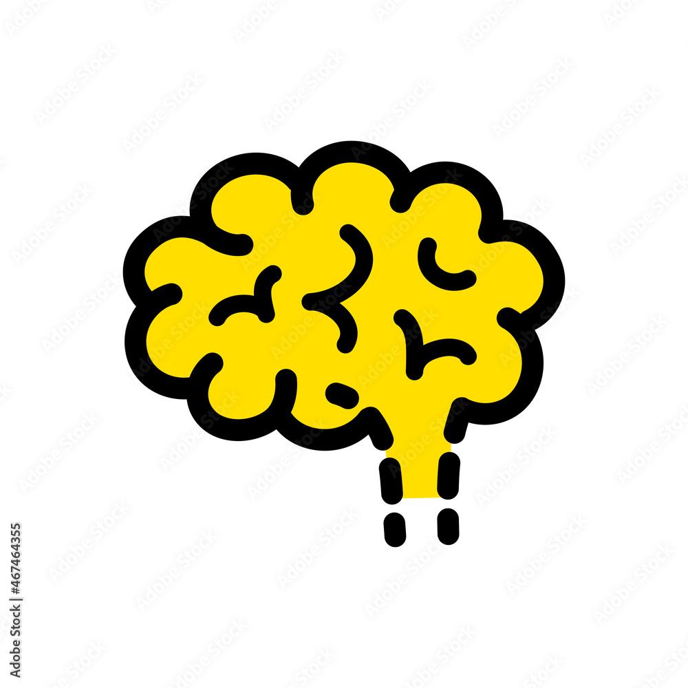 brain color icon brain color icon