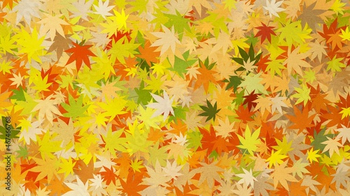 青葉と紅葉（荒い）