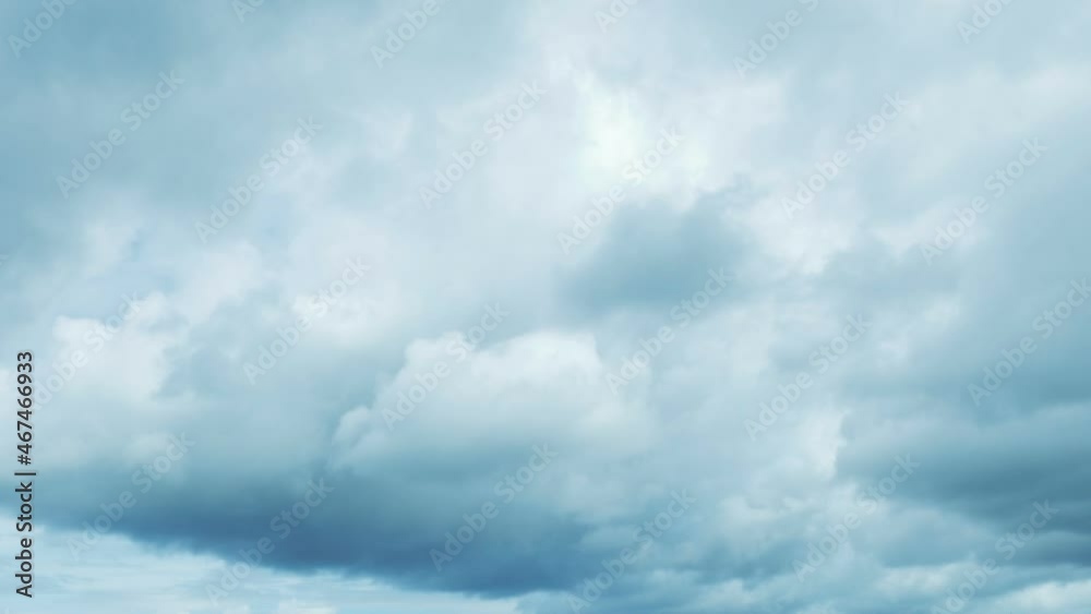 Huge Clouds Moving Covering The Sky