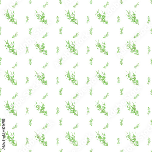 Seamless pattern design for printing industry.Green leaves design for wrapping paper.