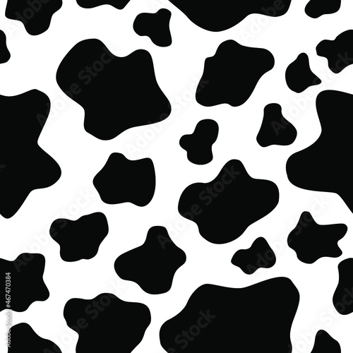 Seamless pattern in cow style. 