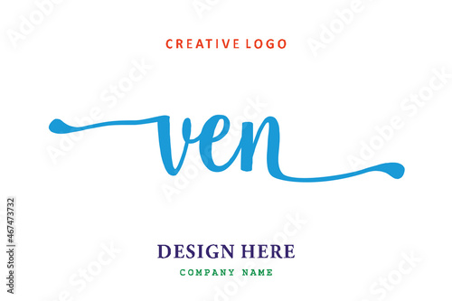 VEN lettering logo is simple, easy to understand and authoritative