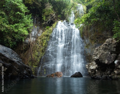 Obraz na plátne Las Mesitas waterfall in Coclé, Panama