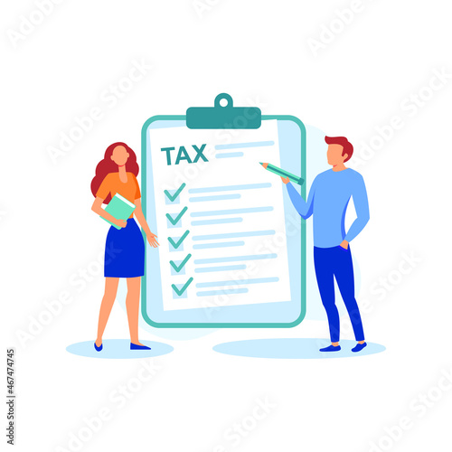 Tax Form illustration exclusive design inspiration 