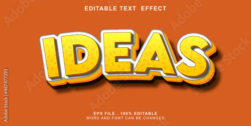 text effect editable ideas