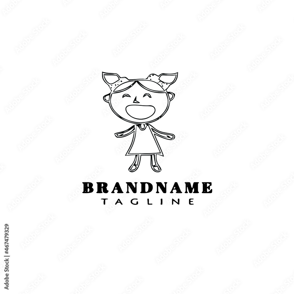 choir logo cartoon icon design template black isolated vector flat choir logo cartoon icon design template black isolated vector flat