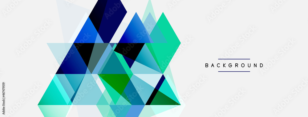 Mosaic triangles geometric background. Techno or business concept, pattern for wallpaper, banner, background, landing page Mosaic triangles geometric background. Techno or business concept, pattern for wallpaper, banner, background, landing page