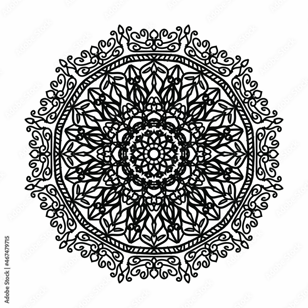 Fototapeta premium decorative concept abstract mandala illustration