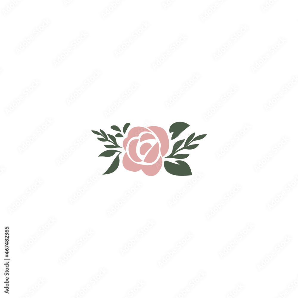 Obraz premium Rose logo design