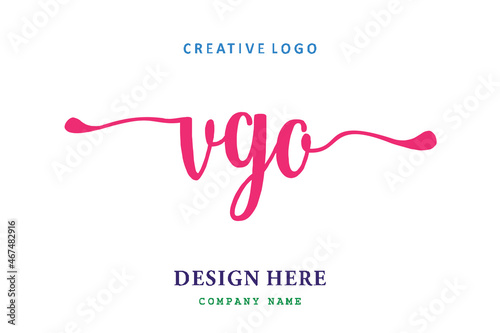 VGO lettering logo is simple, easy to understand and authoritative