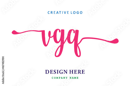 VGQ lettering logo is simple, easy to understand and authoritative