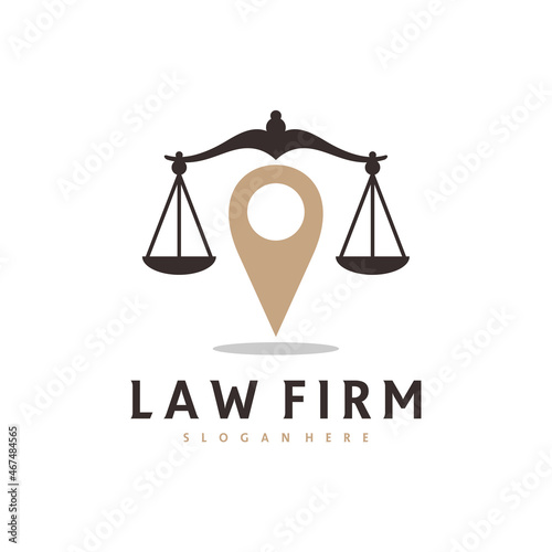 Justice point logo vector template, Creative Law Firm logo design concepts