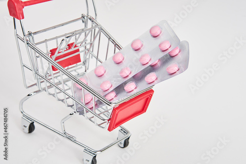 medication cart Pharmaceuticals health vitamins treatment care