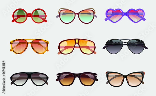 collection of sunglasses