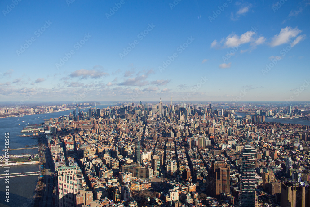 Views from the top of a skyscraper in New York City!