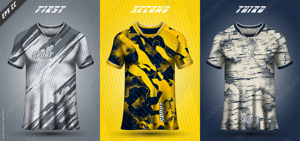 Fototapeta premium Vector premium cycling jersey design.