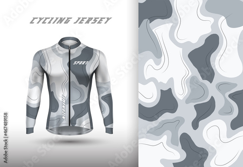 Vector premium cycling jersey design.