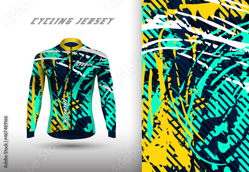 Vector premium cycling jersey design.