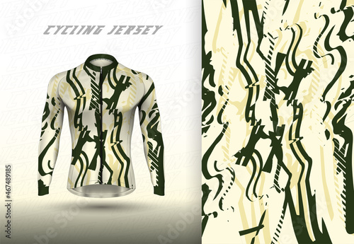 Vector premium cycling jersey design.