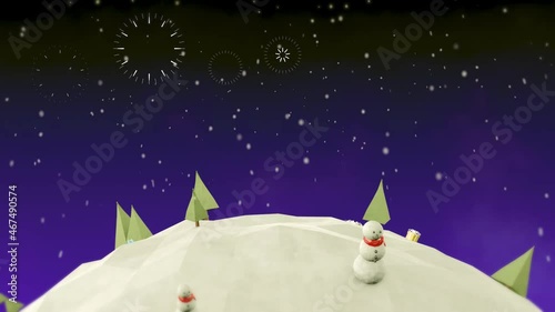 night in the mountains