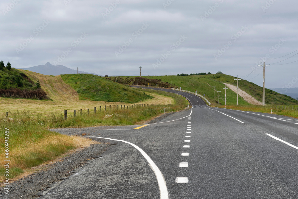 Fototapeta premium State Highway 32, a scenic highway in New Zealand