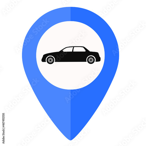 Pin Marker Pointer Locator Marker Vehicle Automobile car transportation