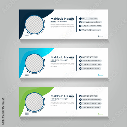 abstract web banner design template