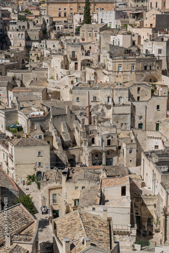 Fototapeta Naklejka Na Ścianę i Meble -  Matera Basilicata streets panorama