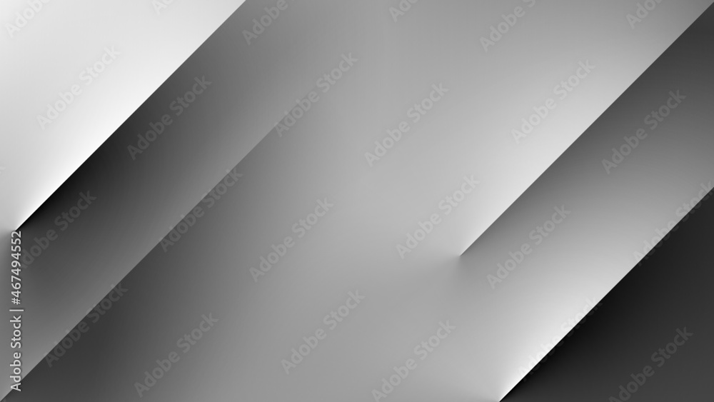 Abstract shadow wallpaper. Solid lines peeking out from behind the canvas curtain. Objects pop up from back screen.
