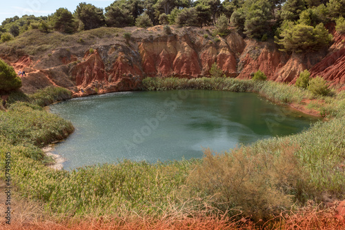 Otranto Puglia bauxite lake