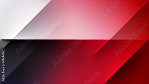 Abstract shadow wallpaper. Solid lines peeking out from behind the canvas curtain. Objects pop up from back screen.