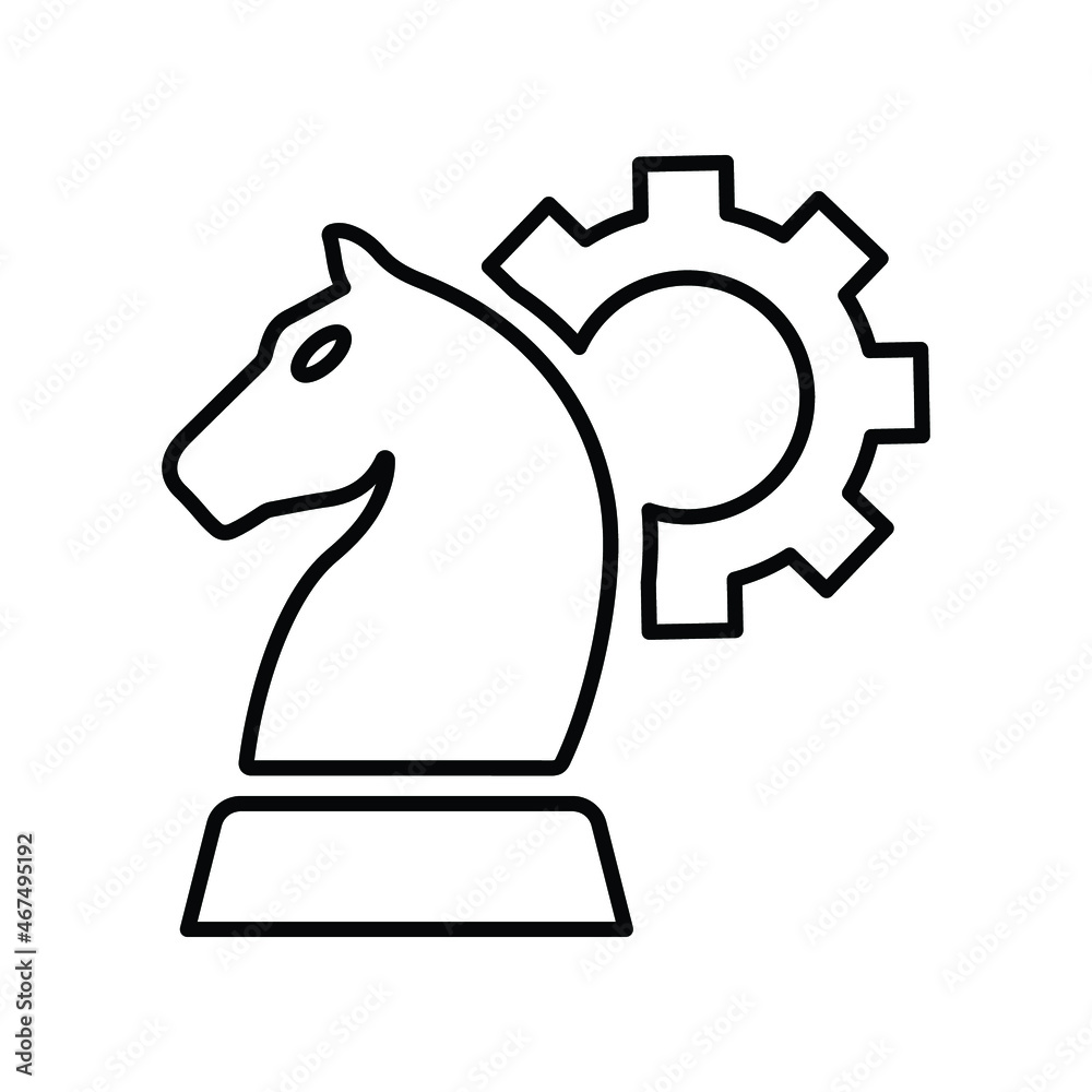 Creative, administration, management, organization, setting line icon. Outline vector. Creative, administration, management, organization, setting line icon. Outline vector.