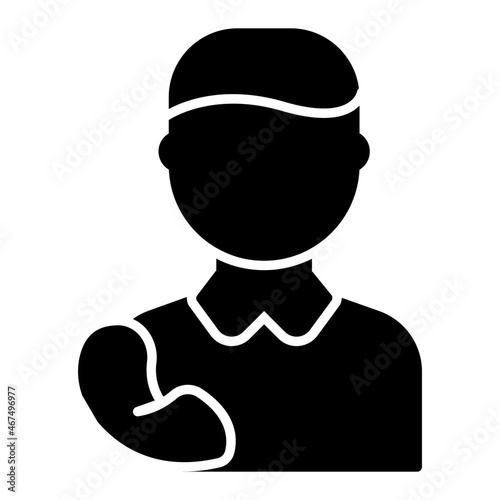 An icon design of fatherhood