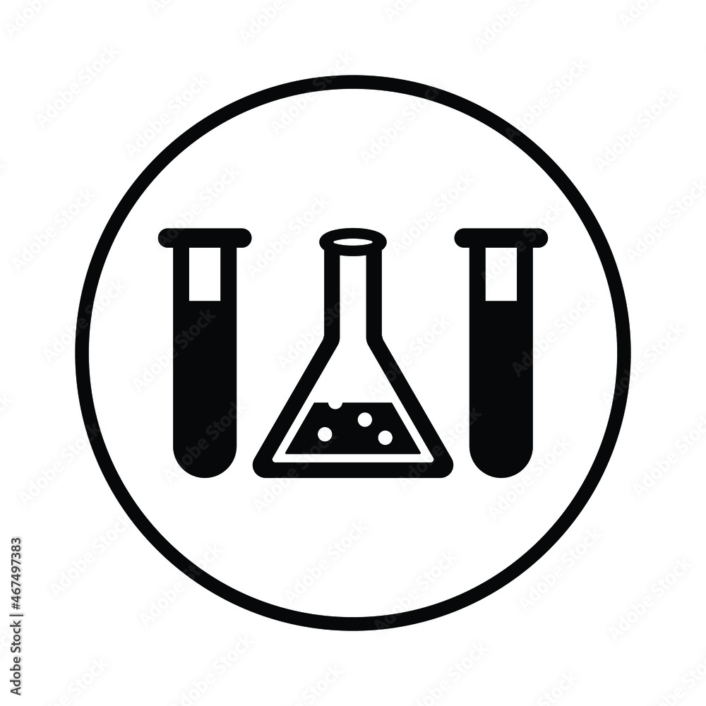Laboratory, research, science, test, testing, trial icon. Black vector design. Laboratory, research, science, test, testing, trial icon. Black vector design.