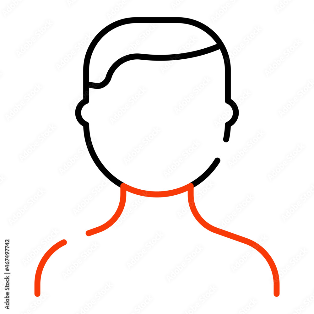 A trendy vector design of man A trendy vector design of man